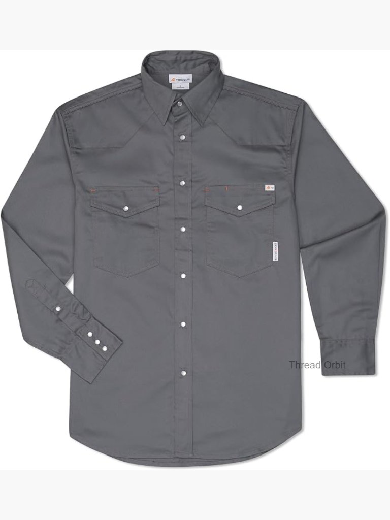 Men's Lightweight Fr Snap Work Shirt, Cat 2, Nfpa 2112
